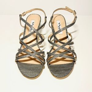 Nina Neptune Strappy Heel, Sz 9.5